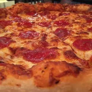 They have a large variety of food, but the pizza happens to be my favorite. They give so many options for toppings.
