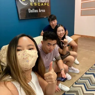 Doing our first escape room together!!