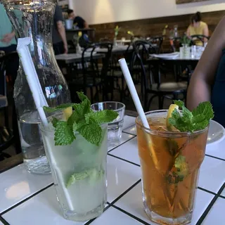 Freshly Squeezed Mint Lemonade