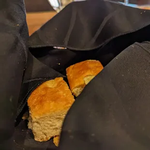 two biscuits in a bag
