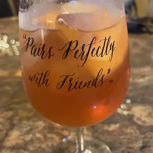 White sangria it's delicious!