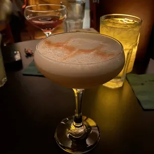 Lemongrass whiskey sour