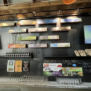 Beer selection