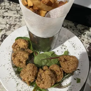 Fried Shrimp and Fries