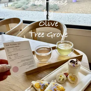 Tea house- the Floral set very delicious