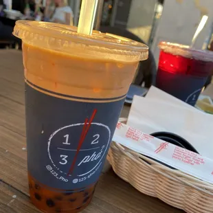Thai iced tea