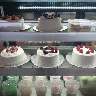 Looks like Tres Leches cakes to me?? Yummy.