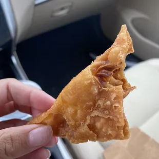 This is the &quot;crab rangoon&quot;