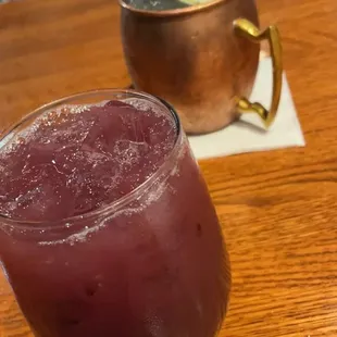 Sangria and amazing Moscow mule