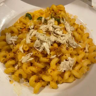 Spicy Lobster Mac &amp; Cheese w/ Jalapeños - the perfect amount of spice, flavor, sauce/pasta ratio. I recommend this dish/would order again!