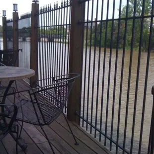View of River Raisin from back deck.