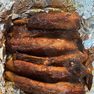 We had a couple upgrade their wedding menu to include ribs!