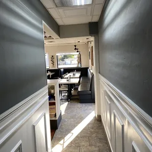 hallway leading to dining room