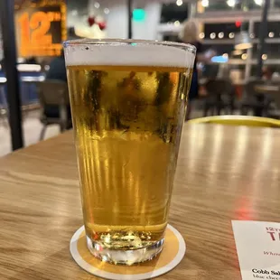 Icy cold beer!