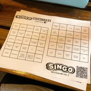 Playing Singo at 13 Below!