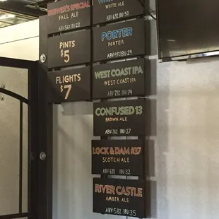 Opening weekend menu