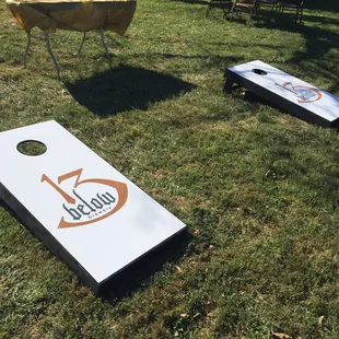 Cornhole outside
