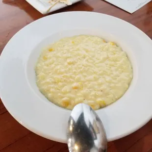 Sweet corn risotto