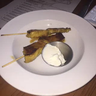 Spanish Pork Mojo Skewers