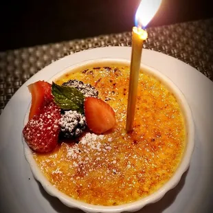 A favorite, creme brulee..
