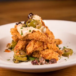 Creole Spiced Calamari Steak Strips