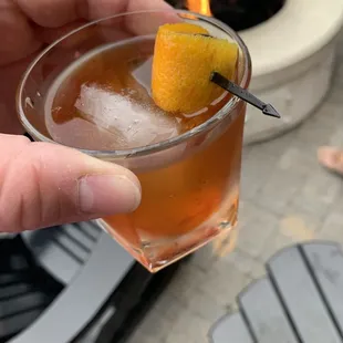 Old Fashioned  by the fire!