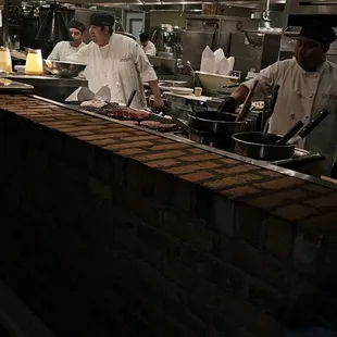 Open space kitchen. Where culinary magic happens