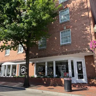 the outside of the building