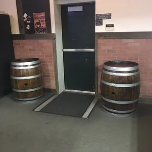 the entrance to the club