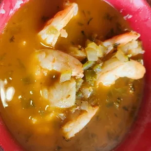 Shrimp and cheesy grits