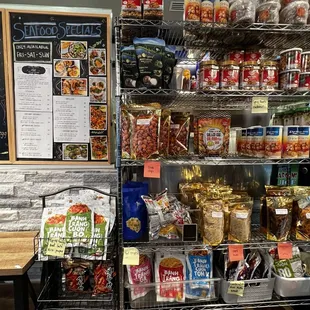 So many authentic snacks!