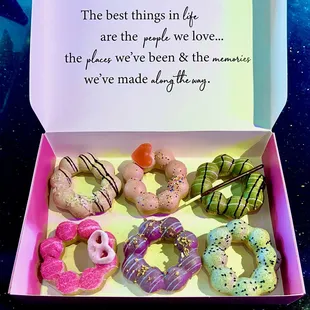 Flavors? Top L to R - Coconut, Rose Lychee, Matcha; Bottom L to R - Strawberry, Ube, Black Sesame