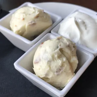 Samish Russet Baked Potato, Bacon-Chive Butter