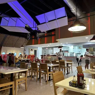 the interior of a restaurant