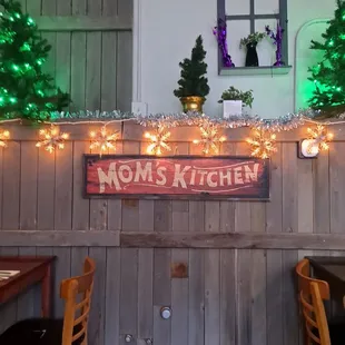 the interior of the restaurant