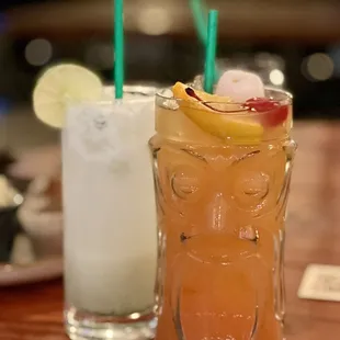 Rum Punch &amp; Coconut Mojito