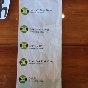 Chef&apos;s Special Menu