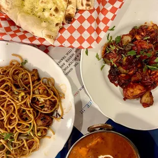 Chicken Chow Mein Paneer Makhani Garlic Naan Chicken Chili Momo