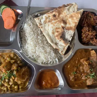 Goat Thali