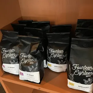 Coffee beans packages