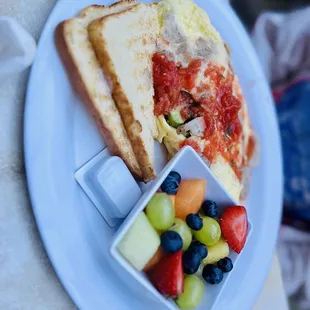 a plate of food