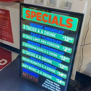 Specials