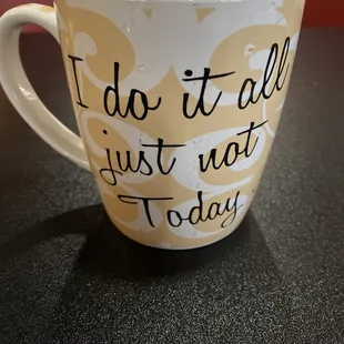 I do it coffee mug