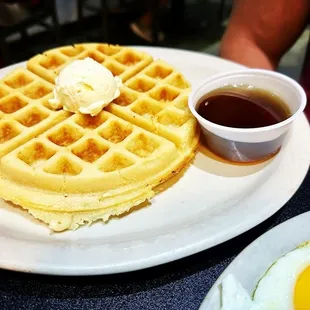 food, waffles