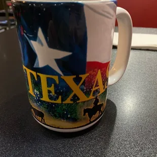Texas coffee mug
