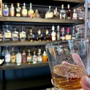 Extensive bourbon collection (this is Kentucky after all)