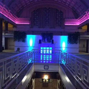 Upstairs looking down to main/entry floor below
