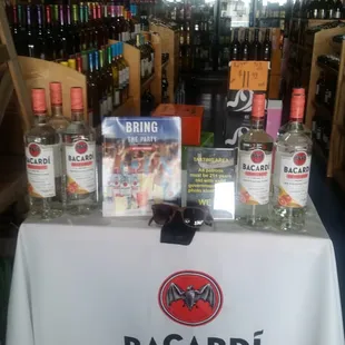 Free Bacardi Tasting.