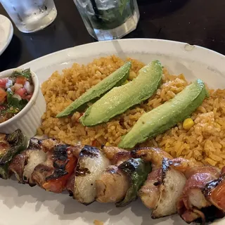 Chipotle Stuffed Shrimp Skewers