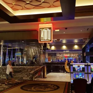 2nd floor. Only 24/7 bar in Baltimore!